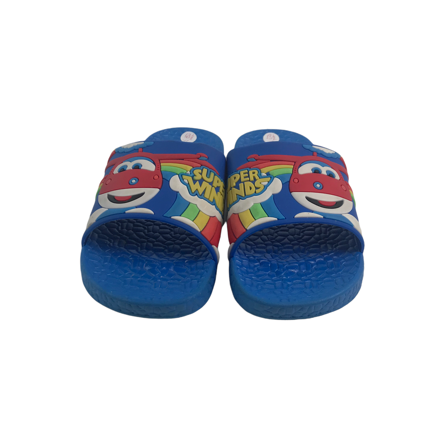 Luofu Blue Planes Sliders Shoe Size 13.5 (jr)