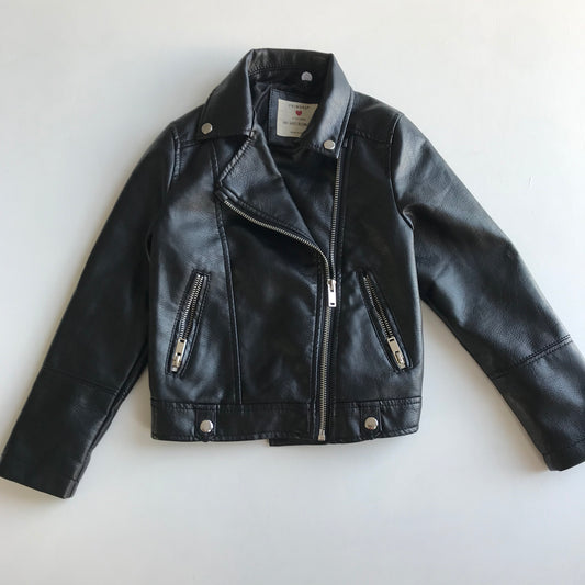 Primark Faux Leather Biker Jacket Age 6