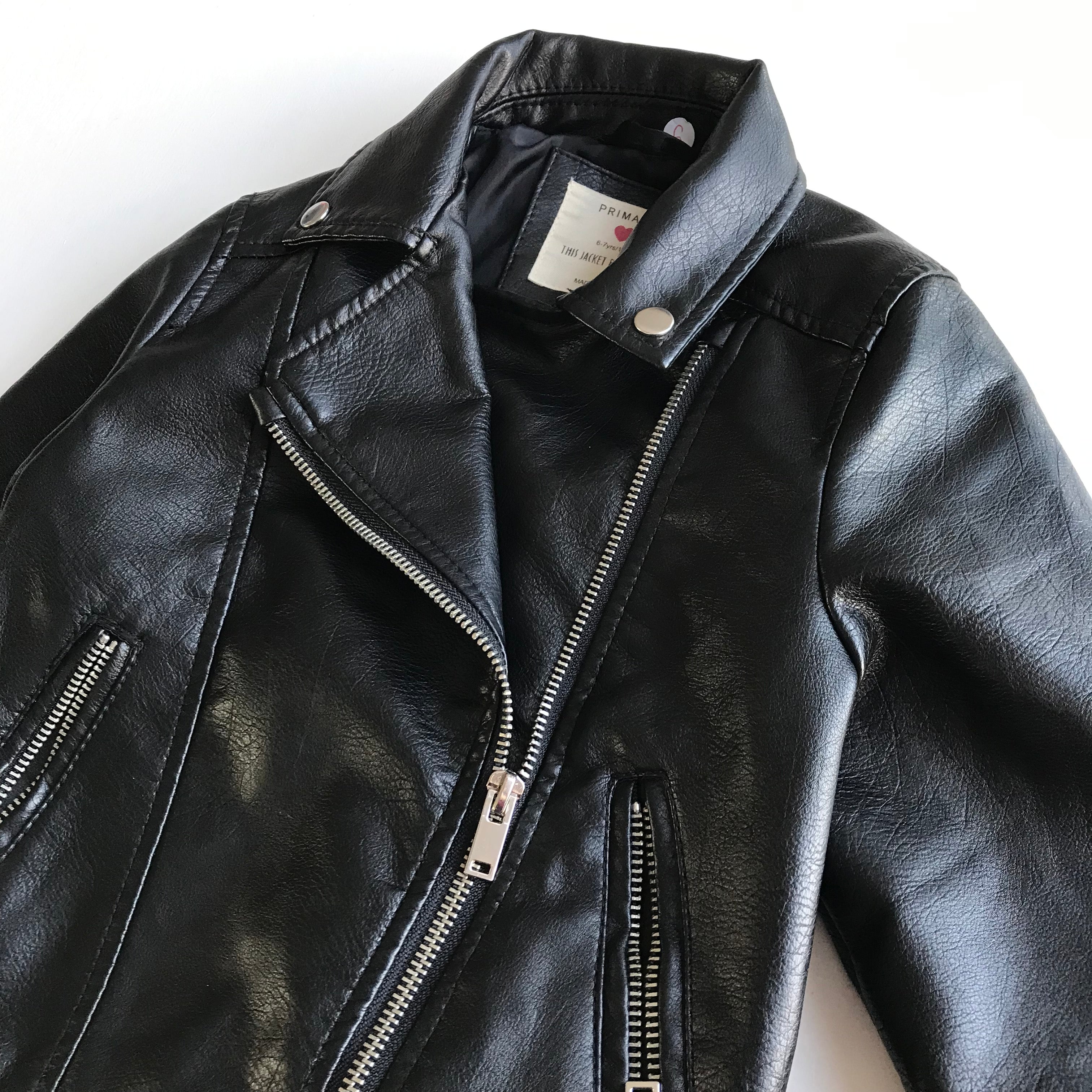 Primark black 2025 biker jacket