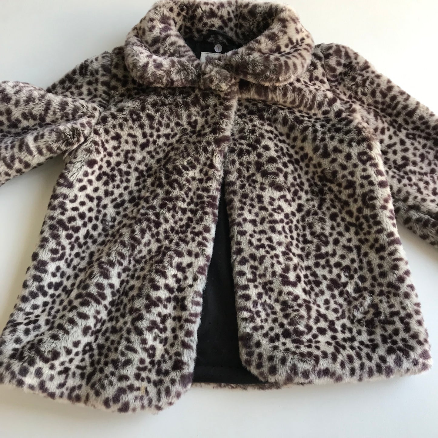 Single Breasted Faux Fur Jacket Age 11