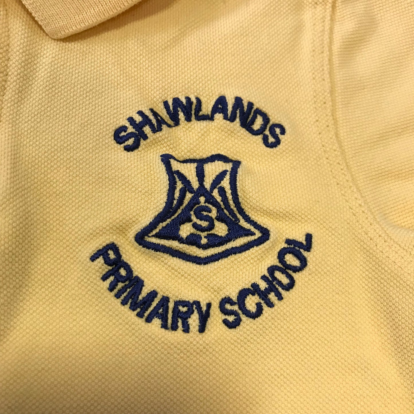 *Shawlands Primary Yellow School Polo Shirt