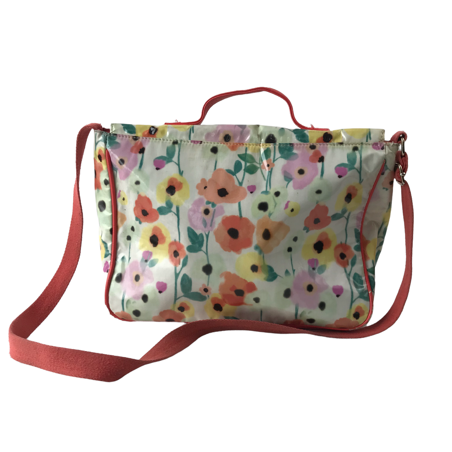 M&S White and Floral Shoulder Bag