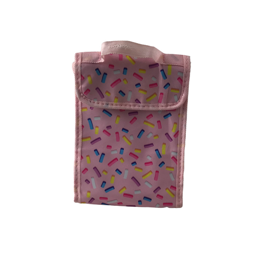Pink Sprinkles Pattern Lunch Bag