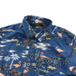 George Blue Flamingo Short Sleeve Shirt Age 4
