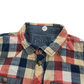 Matalan Red and Navy Check Short Sleeve Shirt Age 4