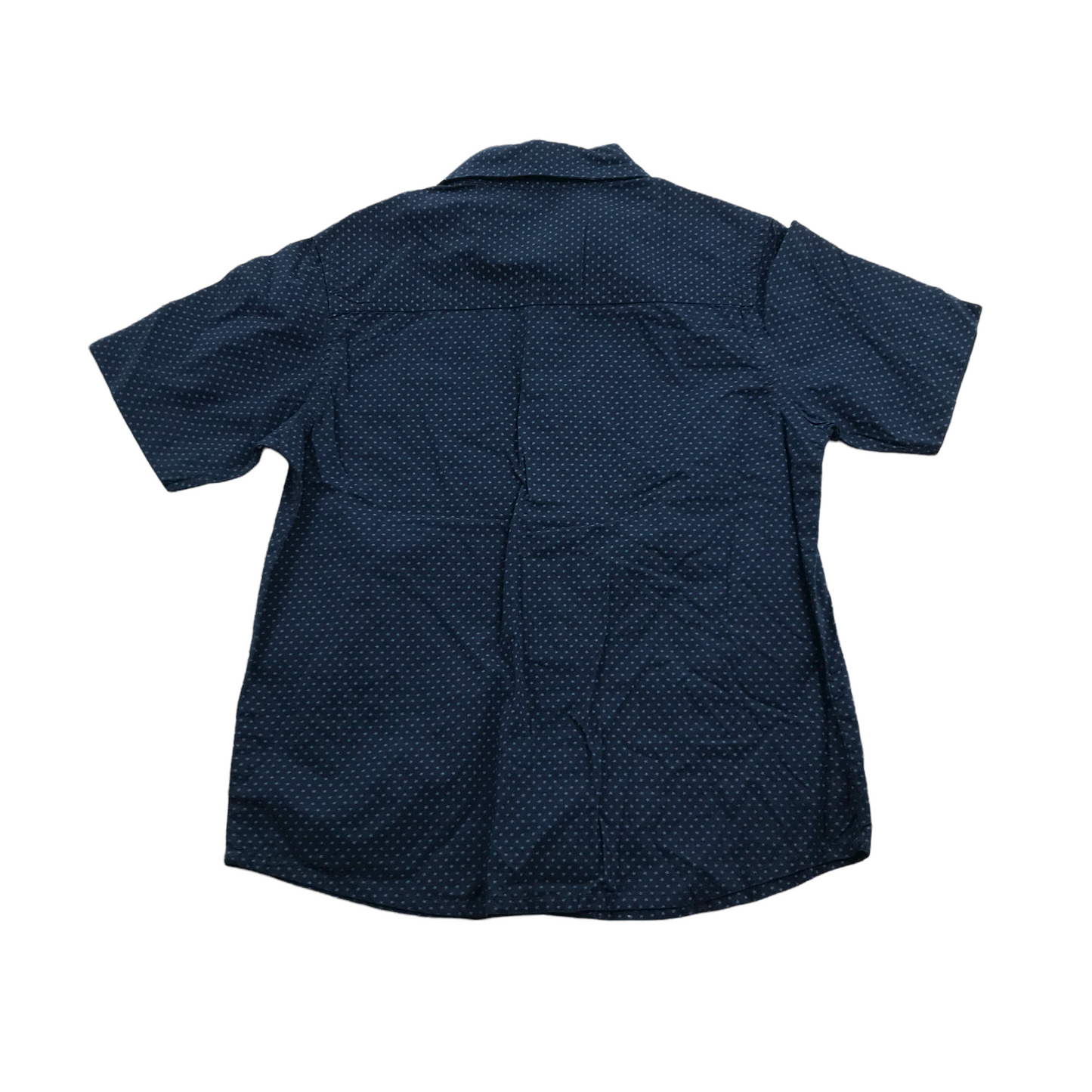 M&Co Navy Blue Starry Short Sleeve Shirt Age 5