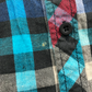 M&Co Blue Navy and Red Checked Short Sleeve Shirt Age 5