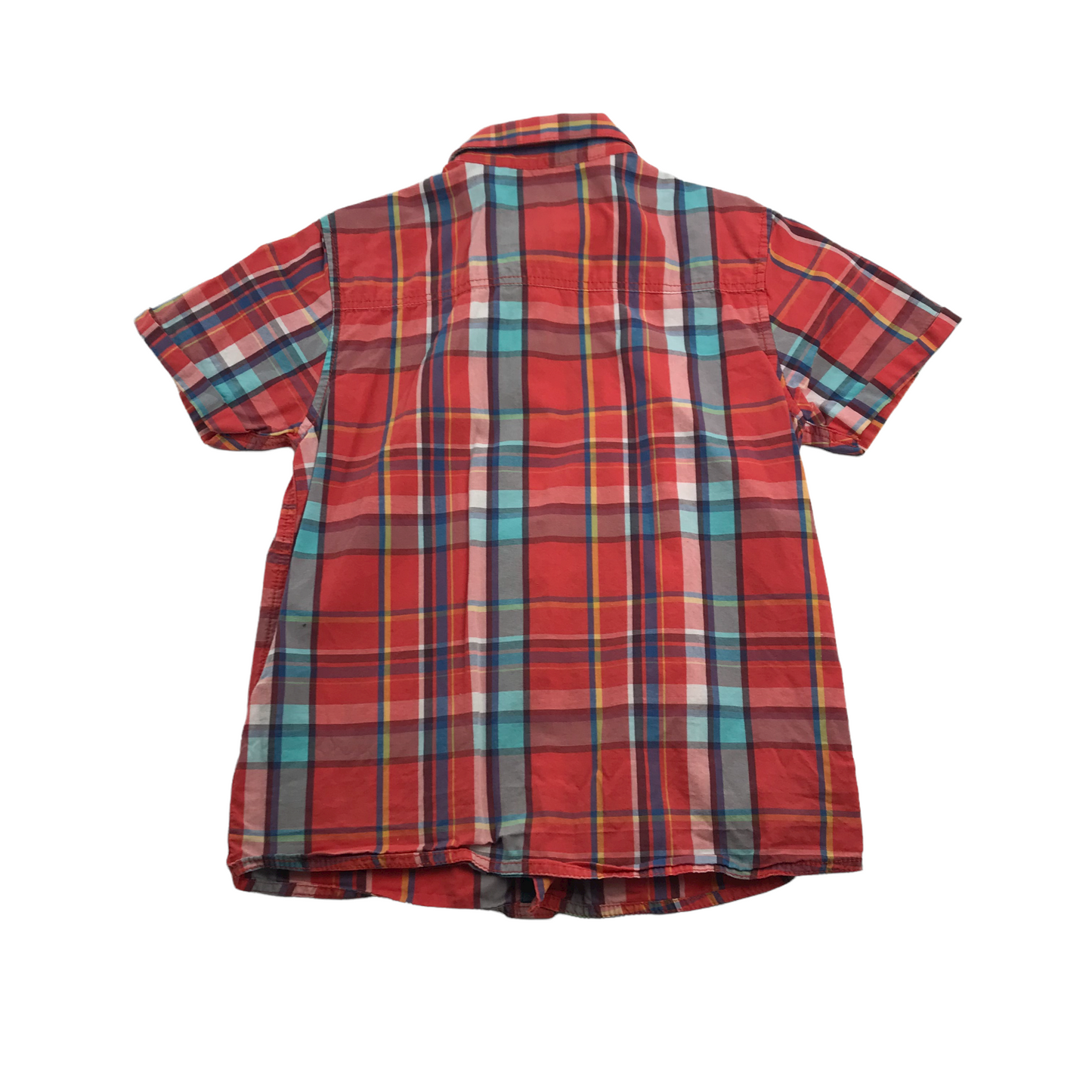 Next Red Cheeked Short Sleeve Shirt Age 6