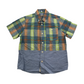 Silver Eight Checked Panel Short Sleeve Shirt Age 6