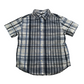 Cherokee Blue and White Checked Short Sleeve Shirt Age 8