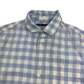 Next Light Blue and White Checked Short Sleeve Shirt Age 9