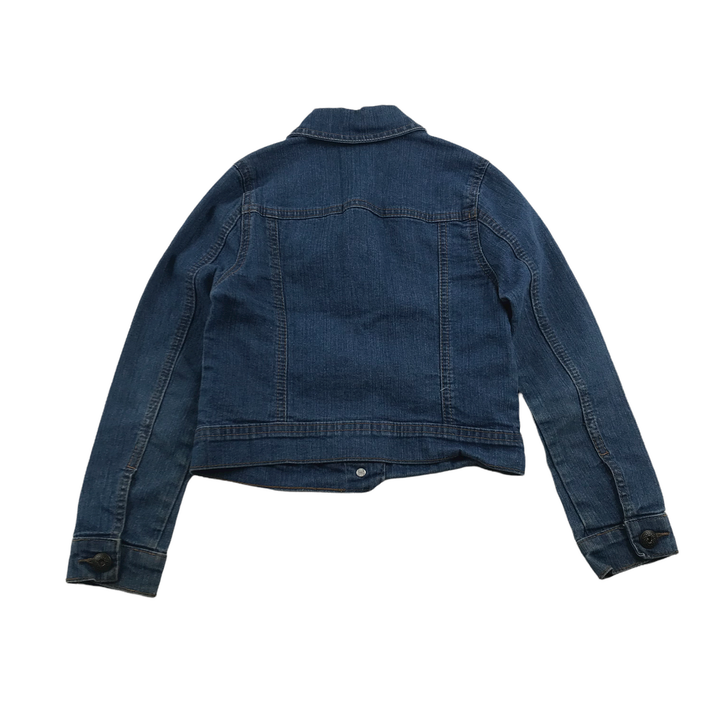 George Dark Faded Detailing Denim Jacket Age 5