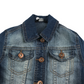 George Dark Faded Detailing Denim Jacket Age 5