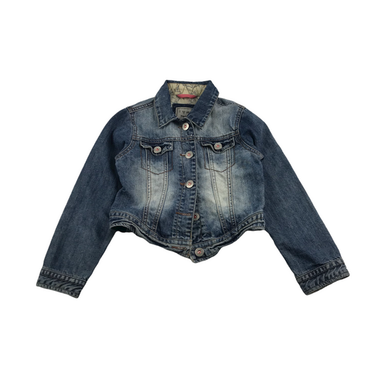 Next Faded Detailing Denim Jacket Age 5