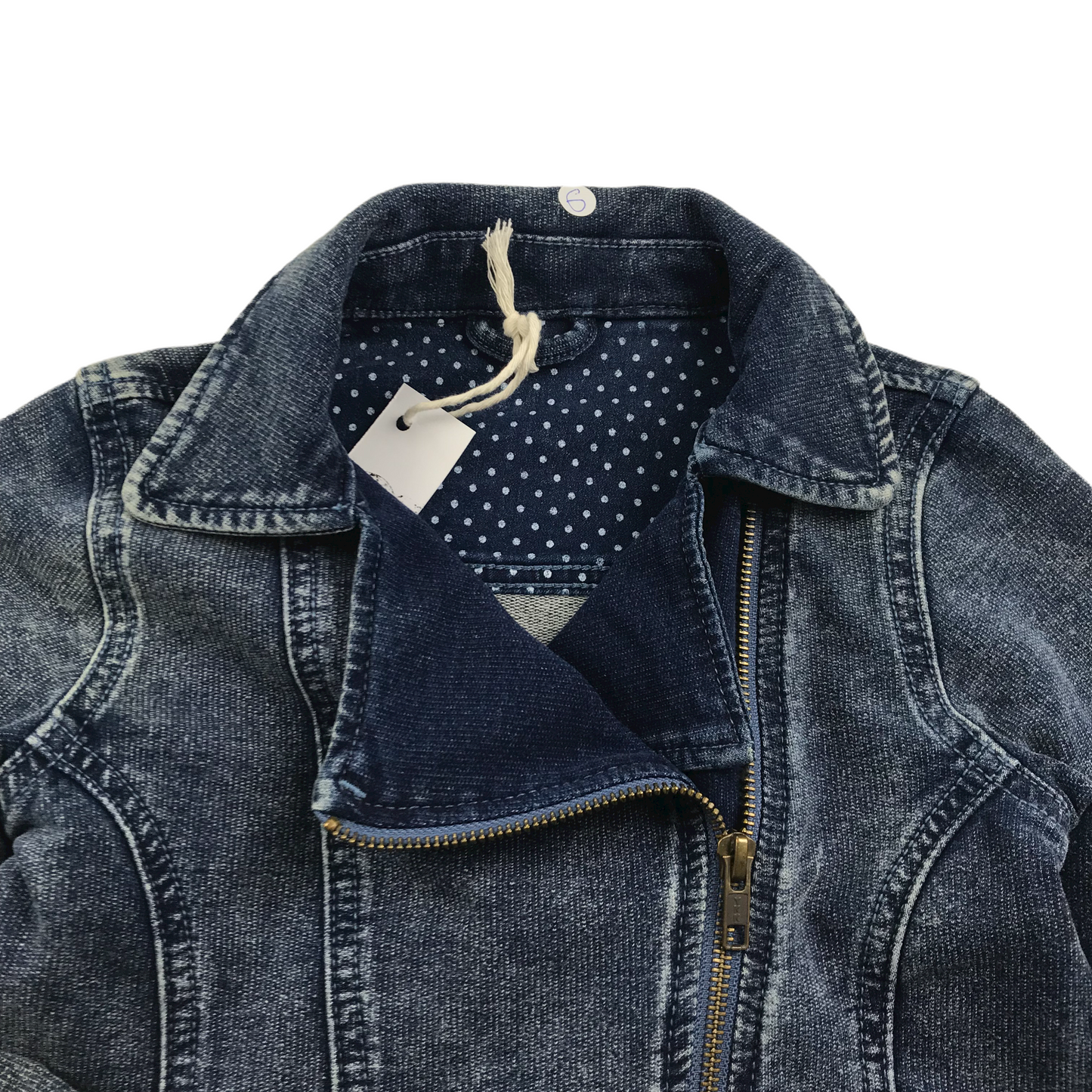 Nutmeg Dark Navy Denim Jacket Age 6