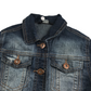 George Dark Blue Faded Detailing Denim Jacket Age 6
