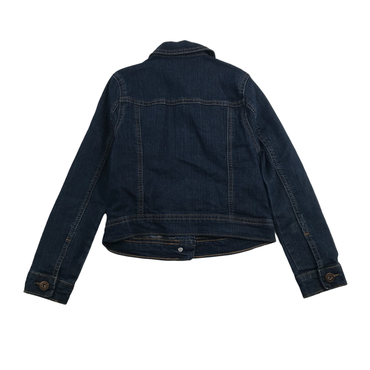 George Dark Blue Faded Detailing Denim Jacket Age 6