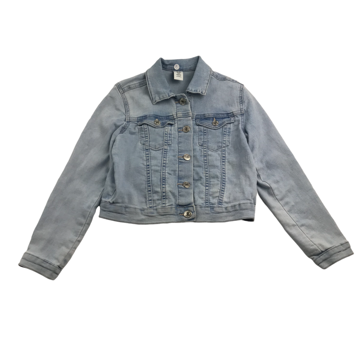 H&M Light Blue Denim Jacket Age 8