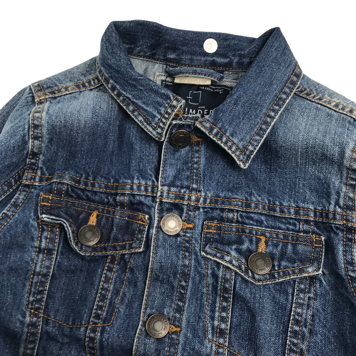 Zara Boys Blue Denim Jacket Age 8