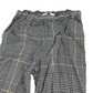 H&M Black and White Checked Summer Trousers Age 9