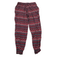 H&M Red Pattern Summer Trousers Women's Size S