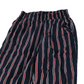 H&M Navy and Red Stripy Summer Trousers Women's Size S