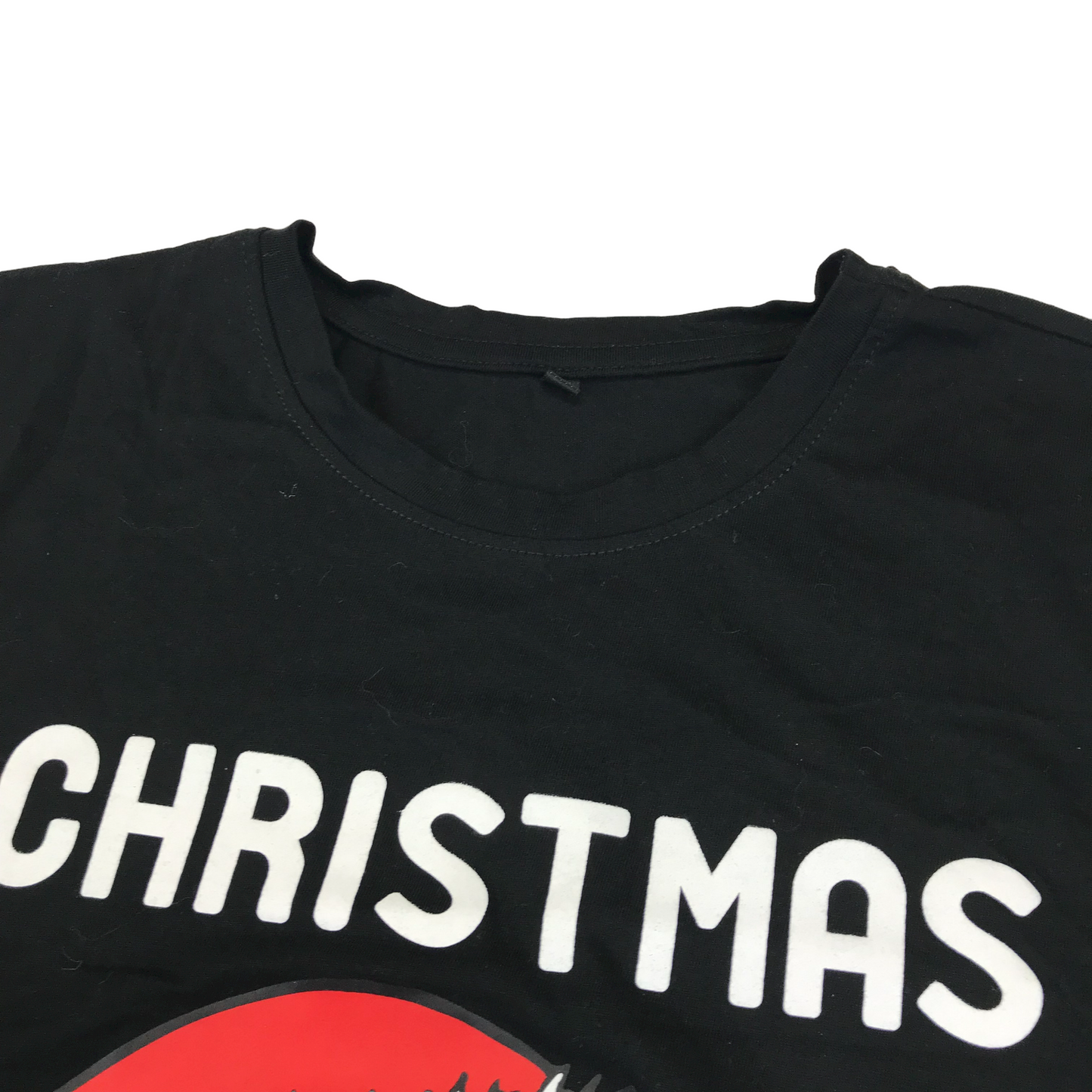 Disney Donald Duck Black Christmas T-shirt Men's Size M