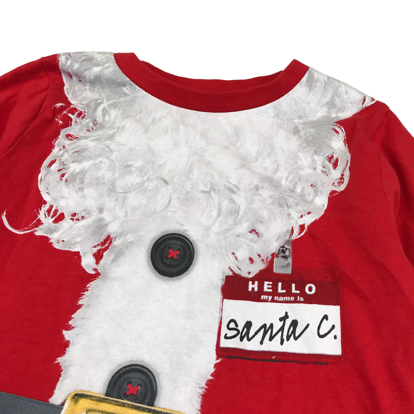 Tu Red Santa C. Christmas T-shirt Age 5