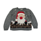 F&F Grey Santa Christmas Jumper Age 4
