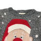 F&F Grey Santa Christmas Jumper Age 4