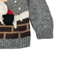 F&F Grey Santa Christmas Jumper Age 4