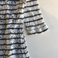 NEXT Navy and White Lace Detail Dress Age 9