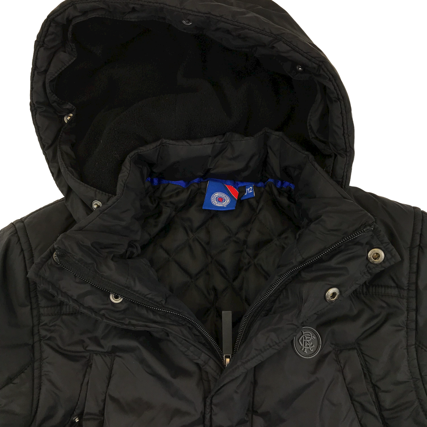 Rangers FC Black Puffer Jacket Age 11