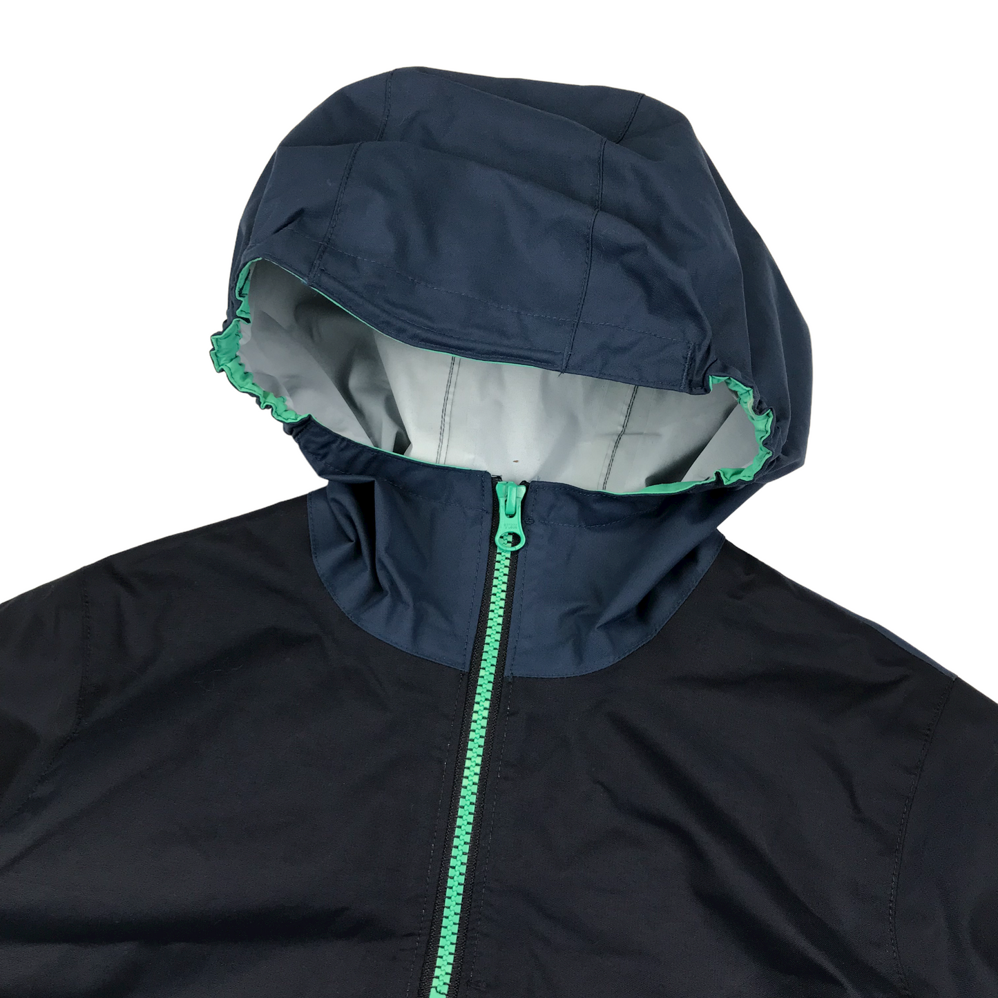 Tribord Navy Blue Half Zip Waterproof Light Jacket Age 9-10