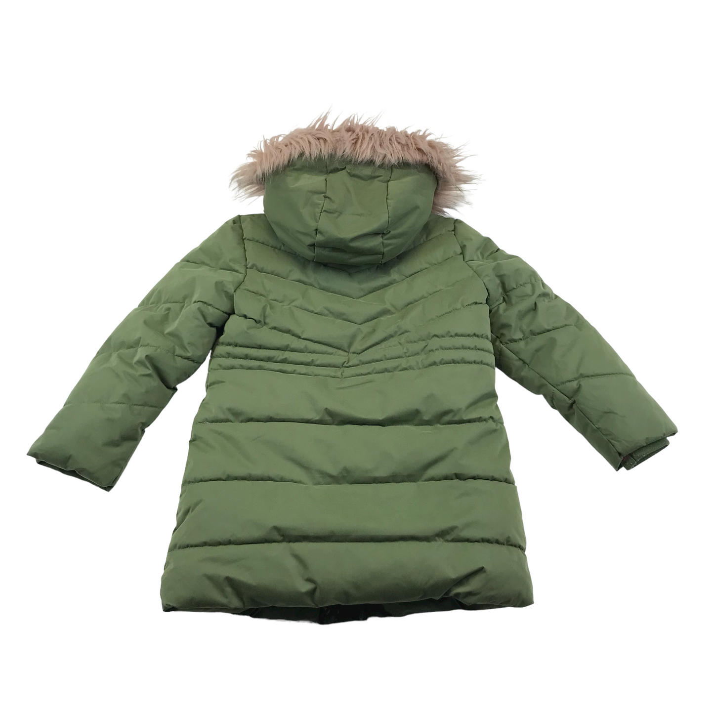 George Khaki Green Warm Lined Parka Jacket Age 5