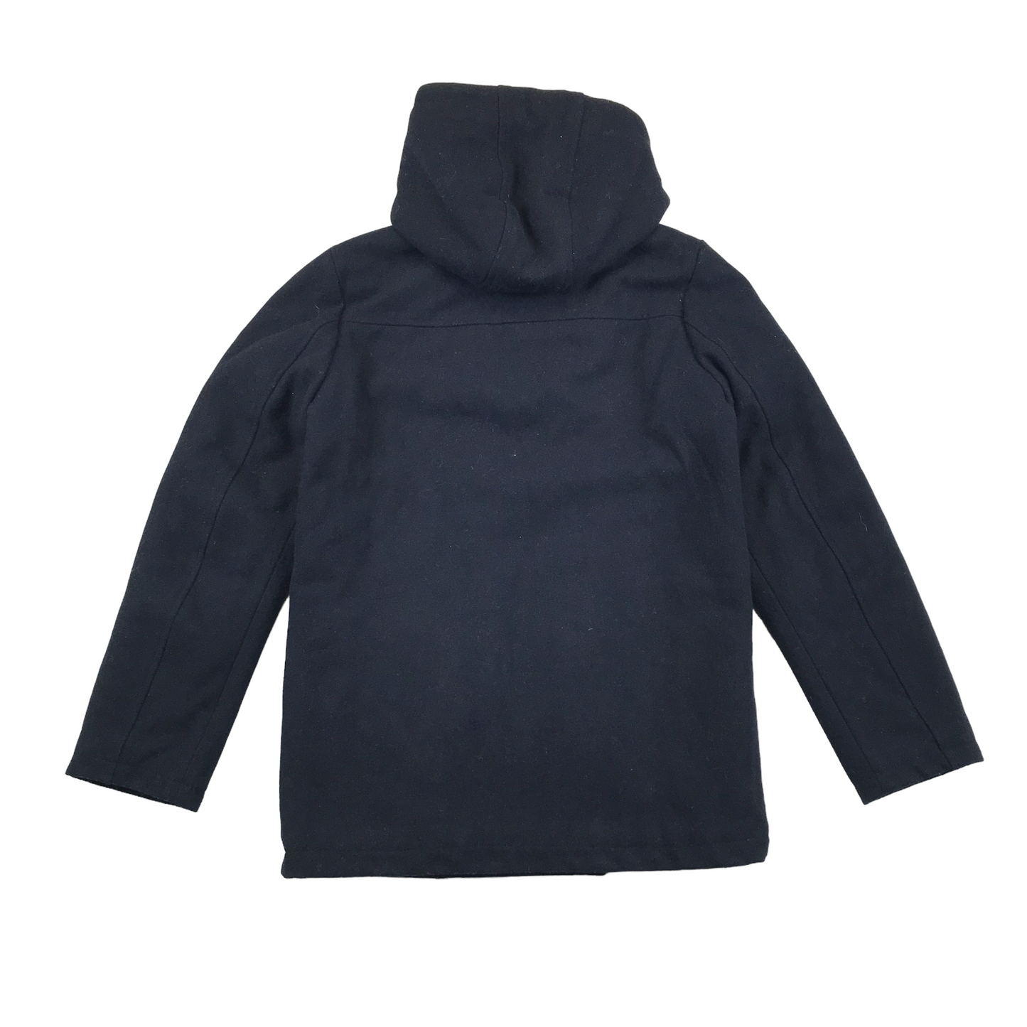 La Redoute RR Navy Hooded Wool Mix Coat Age 11-12