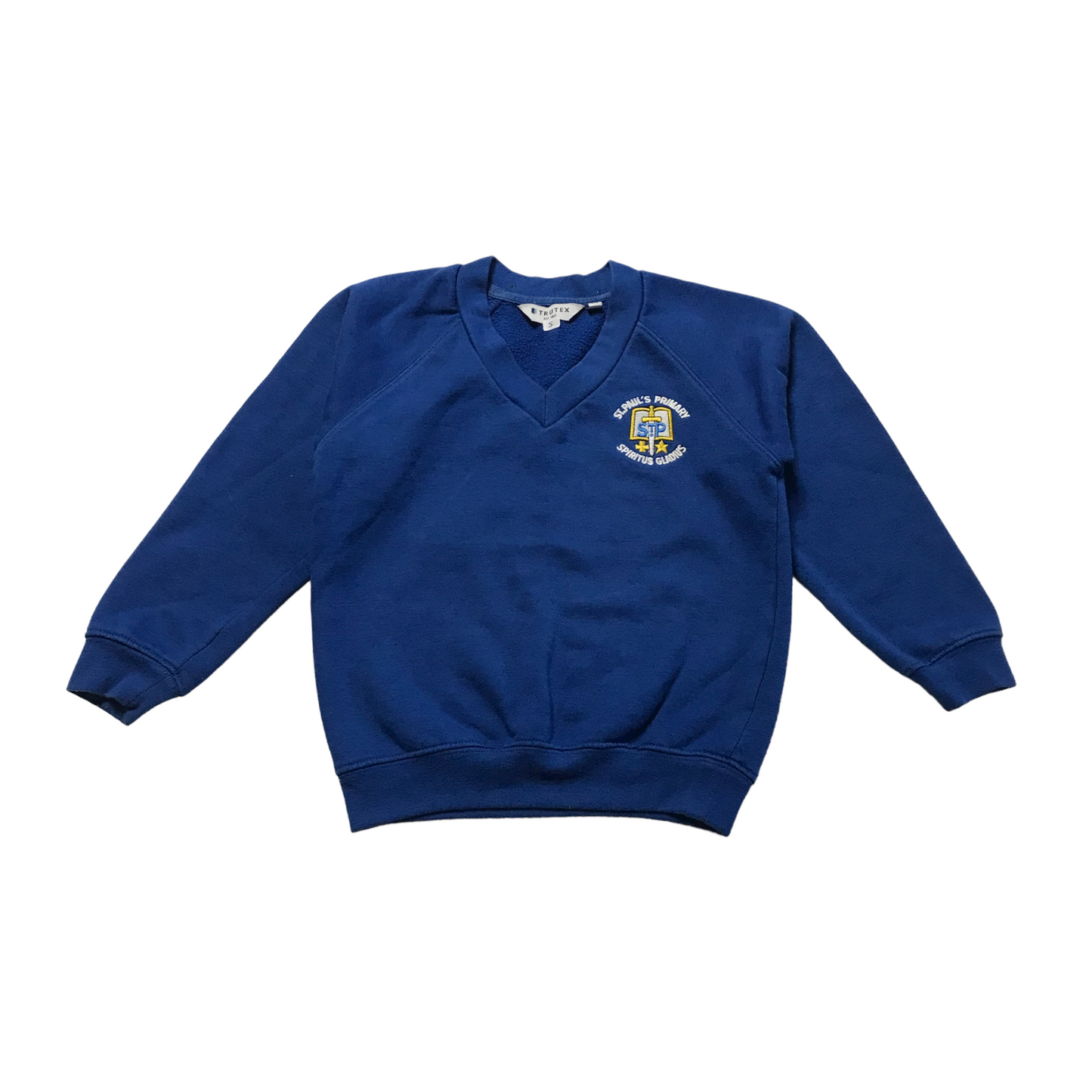 St. Paul's Primary Royal Blue V-neck Sweatshirt