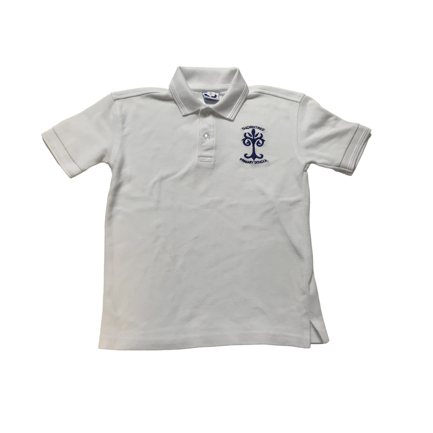 Thorntree Primary White Polo Shirt