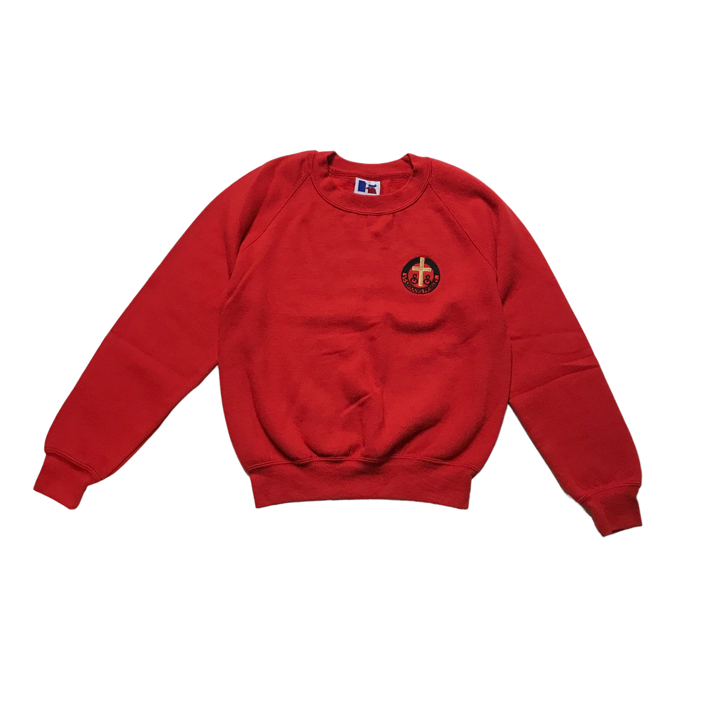 St. Saviours Primary Red Crewneck Sweatshirt