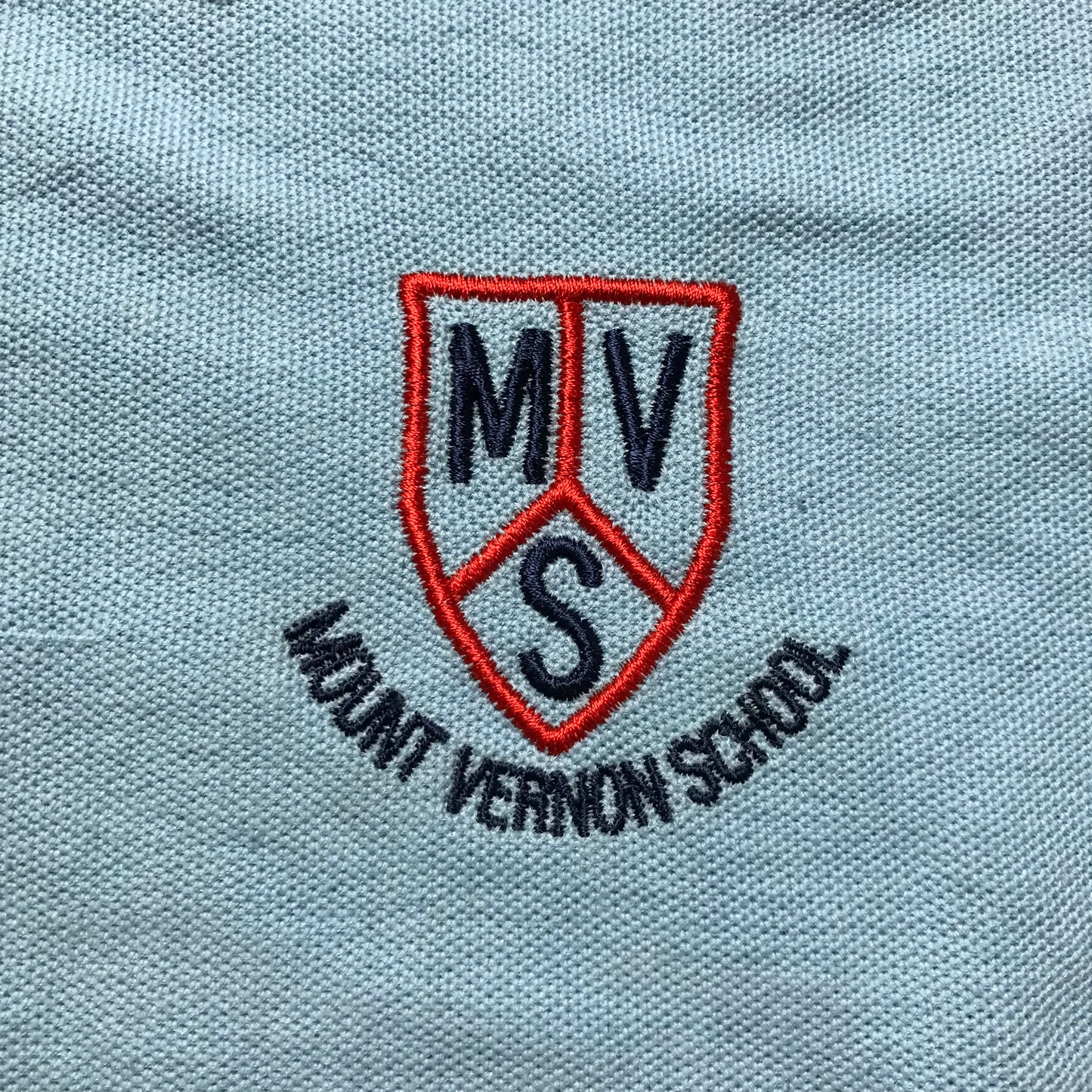 Mount Vernon Primary Light Blue Polo Shirt