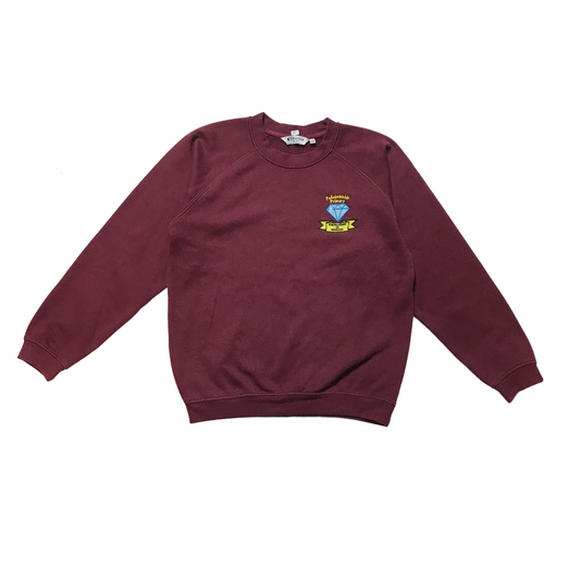 *Pollokshields Primary Burgundy Crewneck Sweatshirt