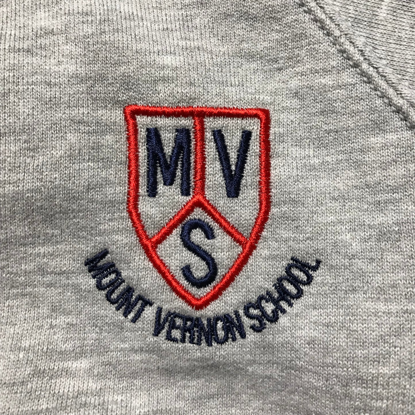 Mount Vernon Primary Light Grey Crewneck Sweatshirt