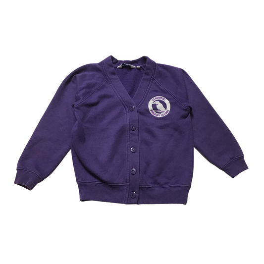 Sandwood Primary Purple Sweatshirt Cardigan