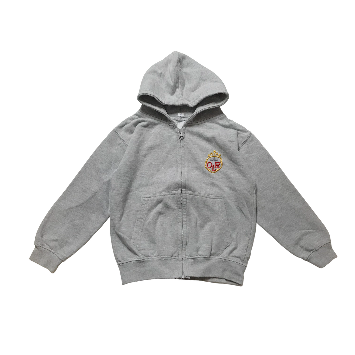 *Our Lady of the Rosary Primary Light Grey Zipper Hoodie