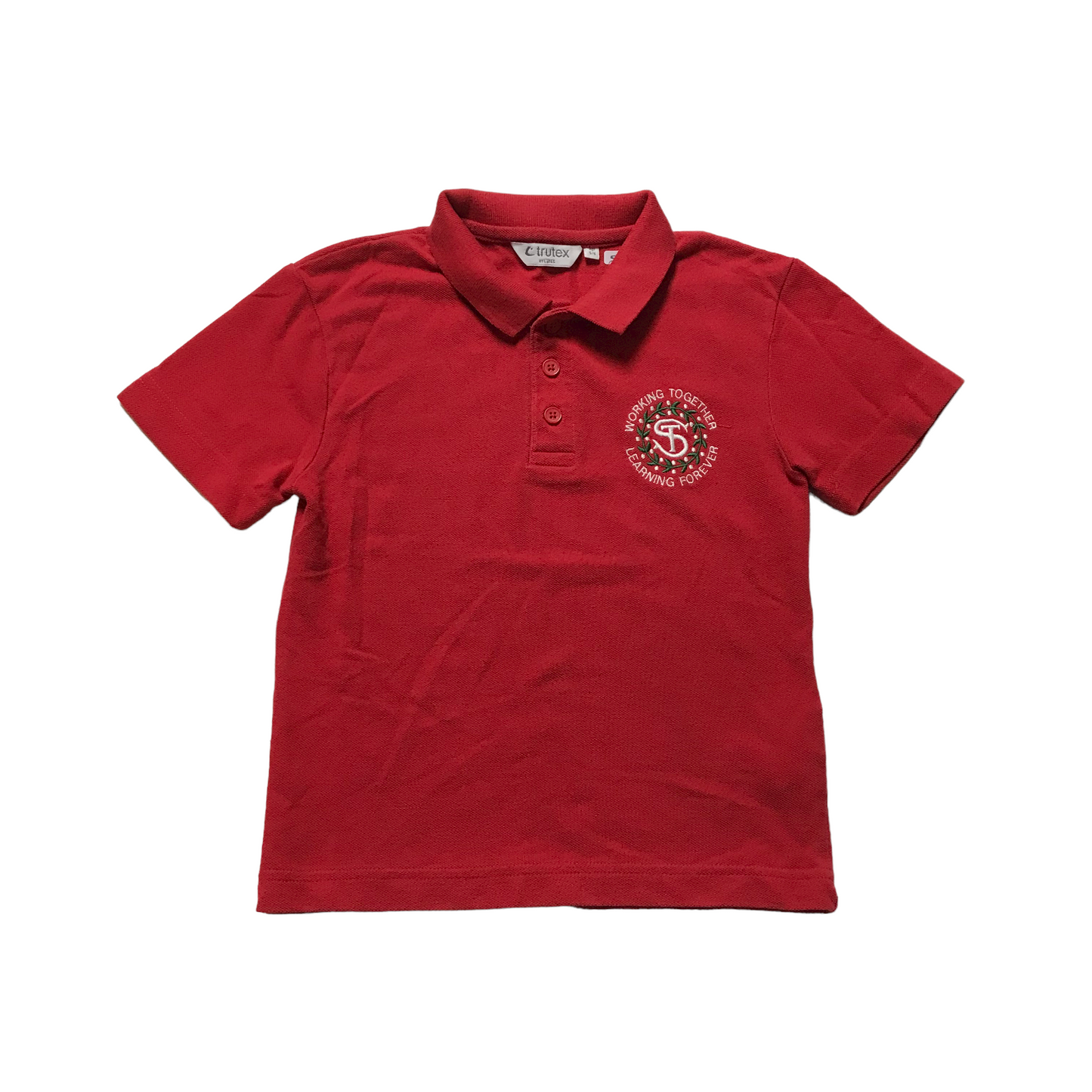 St. Thomas' Red Polo Shirt