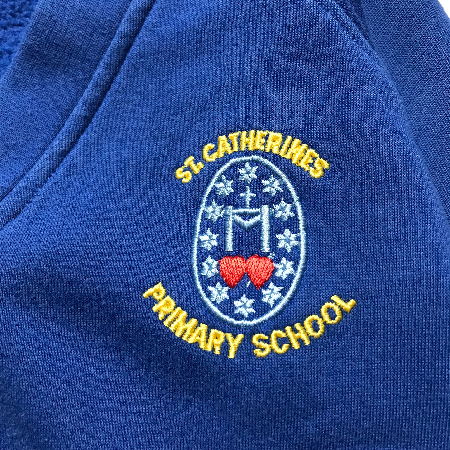 St. Catherine's Primary Royal Blue Sweatshirt Cardigan