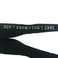 Primark Black Don't Know Don't Care Leggings Age 11