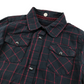 La Redoute Dark Navy and Red Checked Shirt Age 5