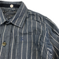 Primark Blue and White Stripy Shirt Age 7