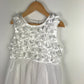 Young Dimension White Floral Formal Dress Age 6